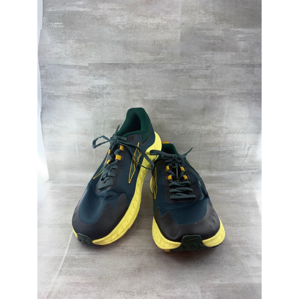 Altra Olympus 5 Men Trail Running Shoes Teal Yellow AL0A82C3470 Size 9